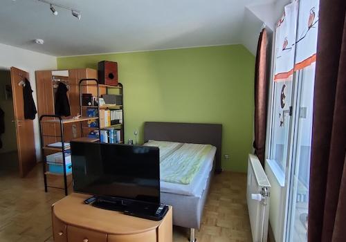 Schlafen untere Ebene, Loggia