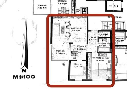 Grundriss Wohnung