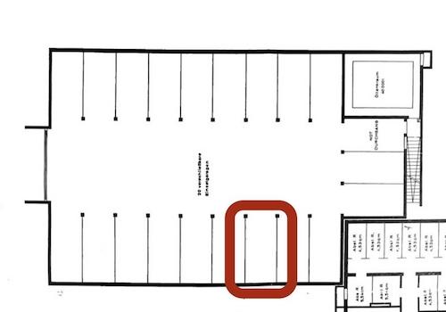 Grundriss Tiefgarage