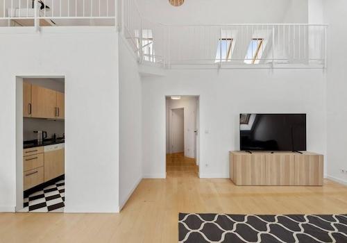Wohnzimmer mit TV