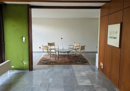 Blick auf das Wohnzimmer