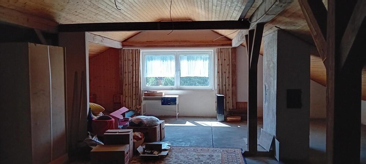 Dachraum ausbaubar
