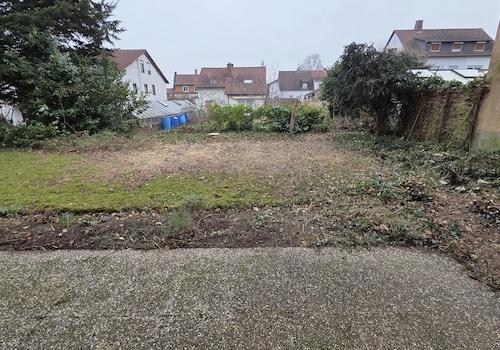 Garten Blick von Terrasse