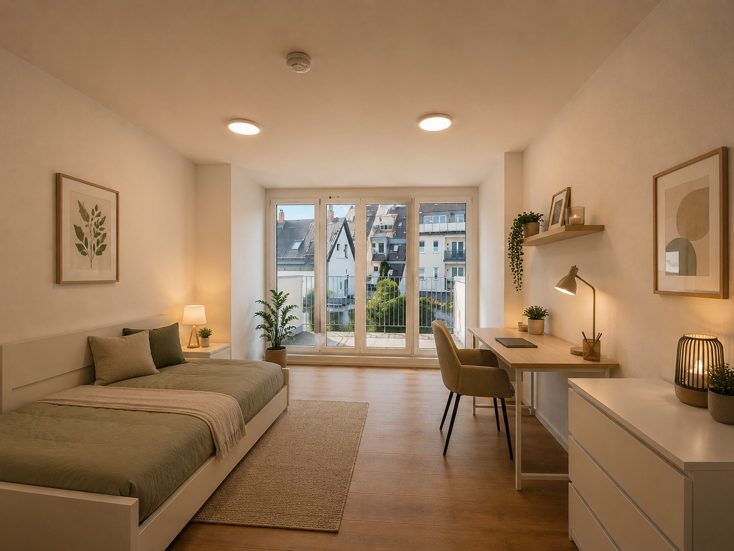Alternativ: 2 Schlafzimmer
