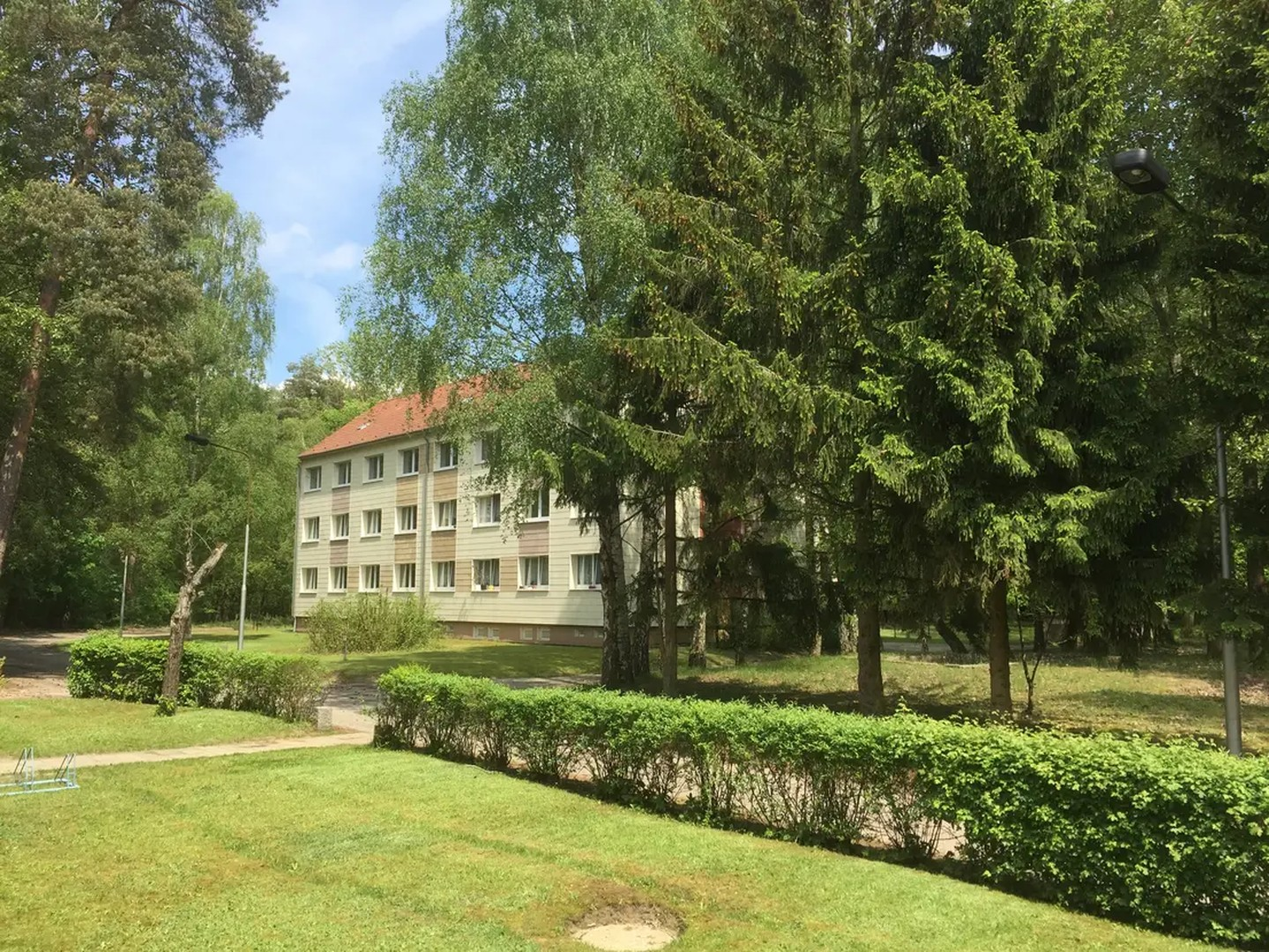 Haus von hinten