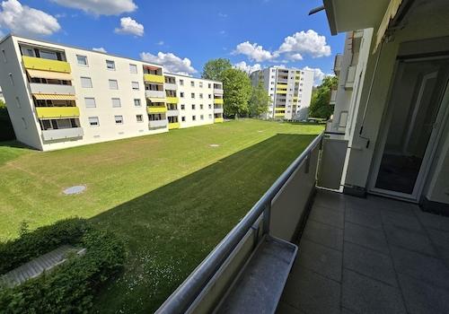 Blick zum Nachbarhaus