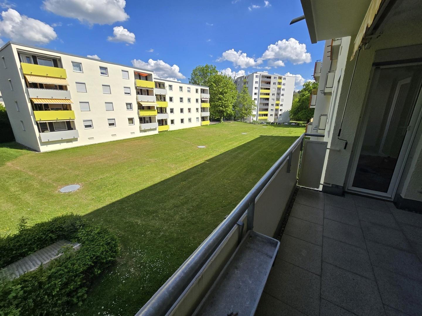 Blick zum Nachbarhaus