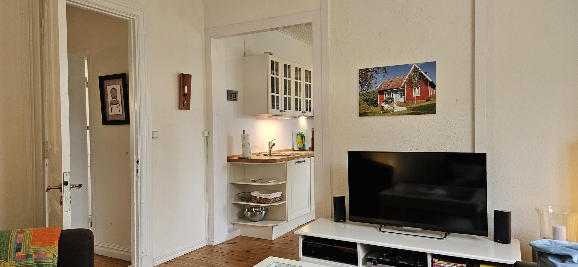 Vom Wohnzimmer in die Küche