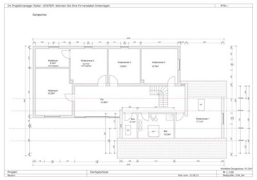 Grundrisse obere Etage