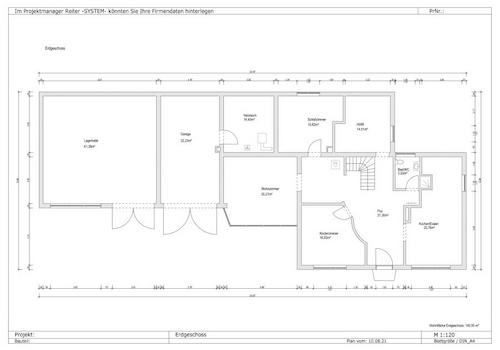 Grundrisse untere Etage