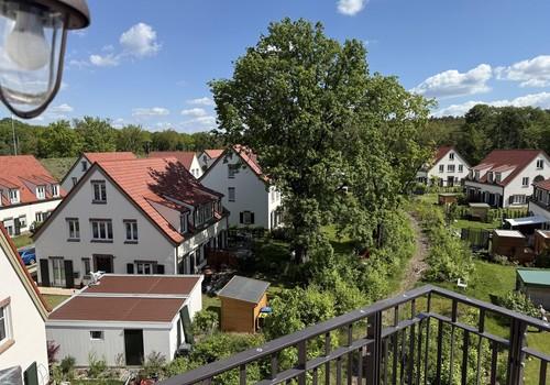Blick vom Balkon