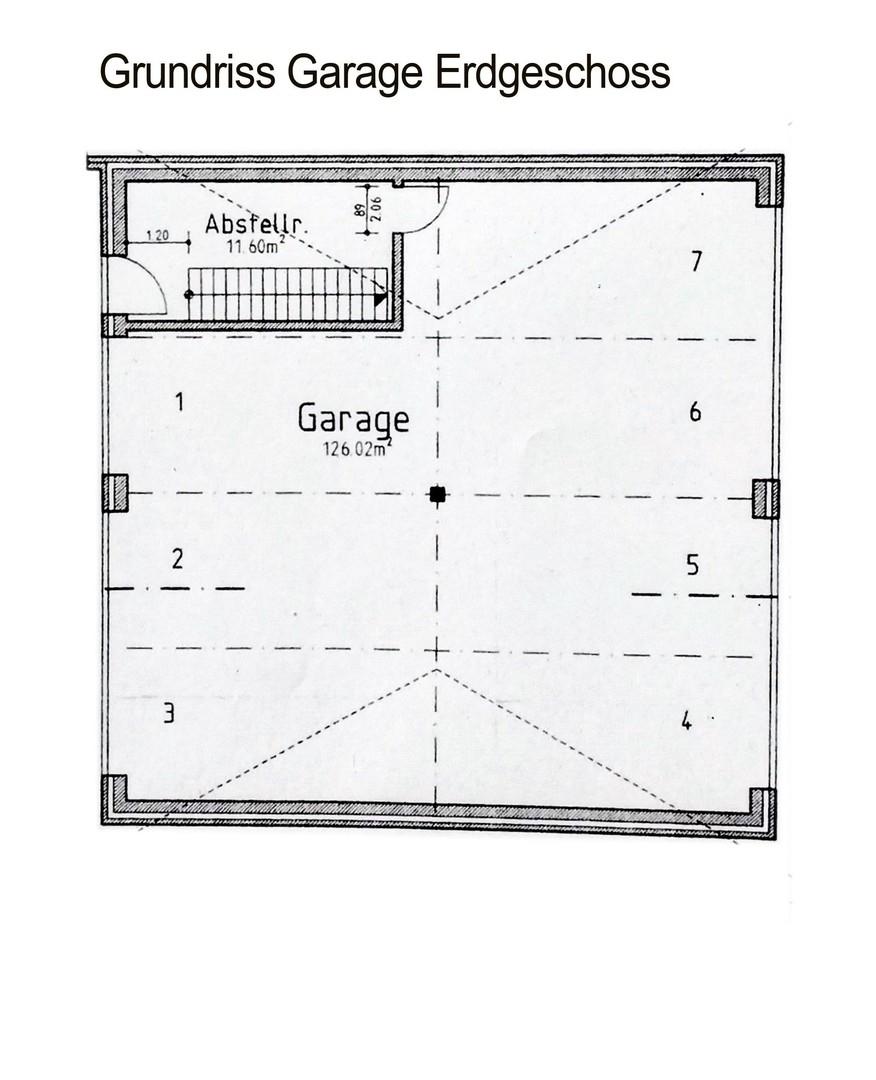 Grundriss Garage Erdgeschoss