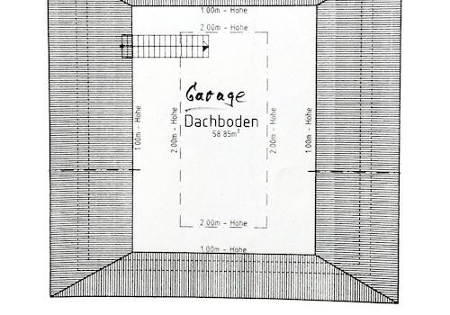 Grundriss Garage Dachgeschoss