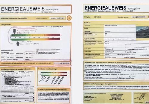Energieausweis aktuell
