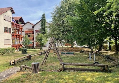 Spielplatz vom Haus