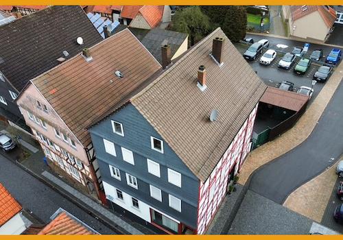 Luftbild seitliche Ansicht