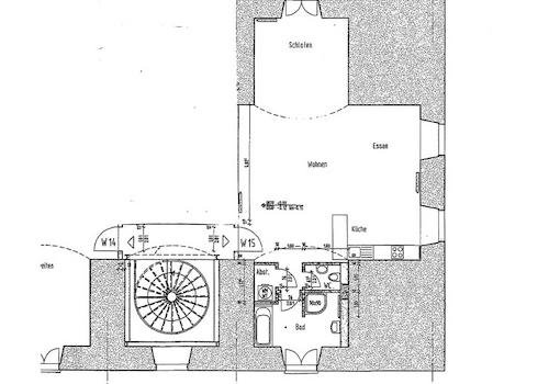 Planskizze Whg. Nr. 15 
