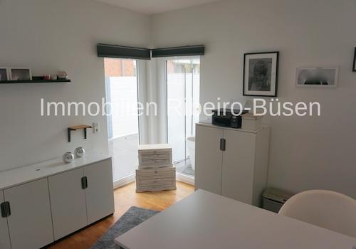 Das Arbeitszimmer im Erdgeschoss