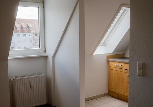Ausblick Wohnen/ Essen/ Küche