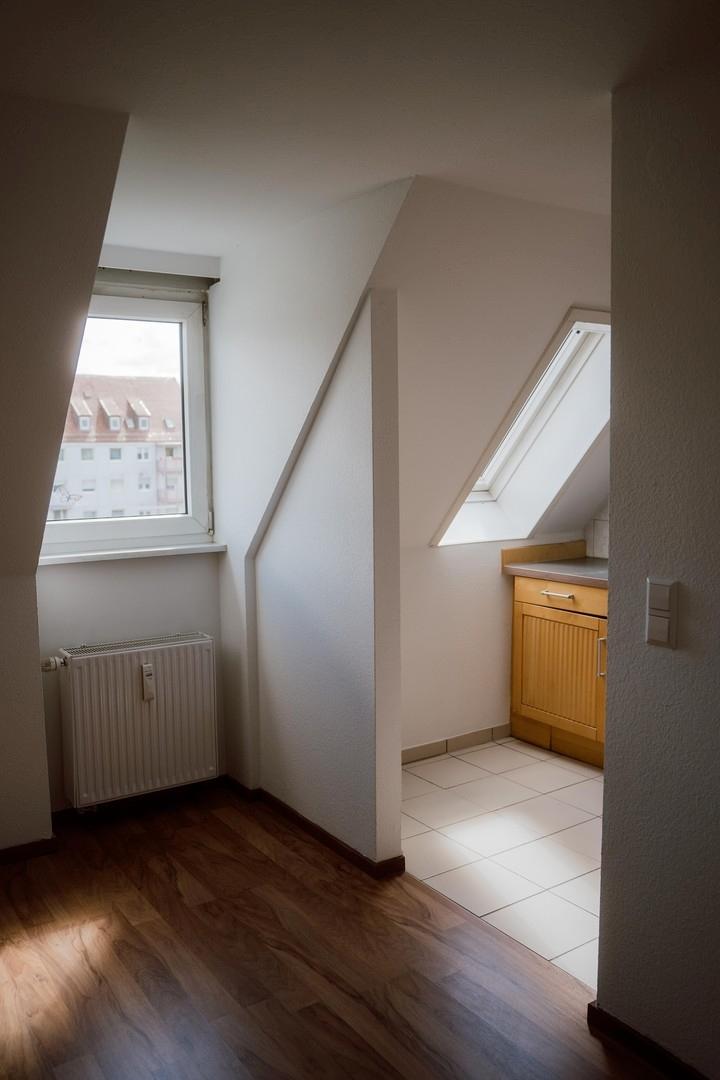 Ausblick Wohnen/ Essen/ Küche