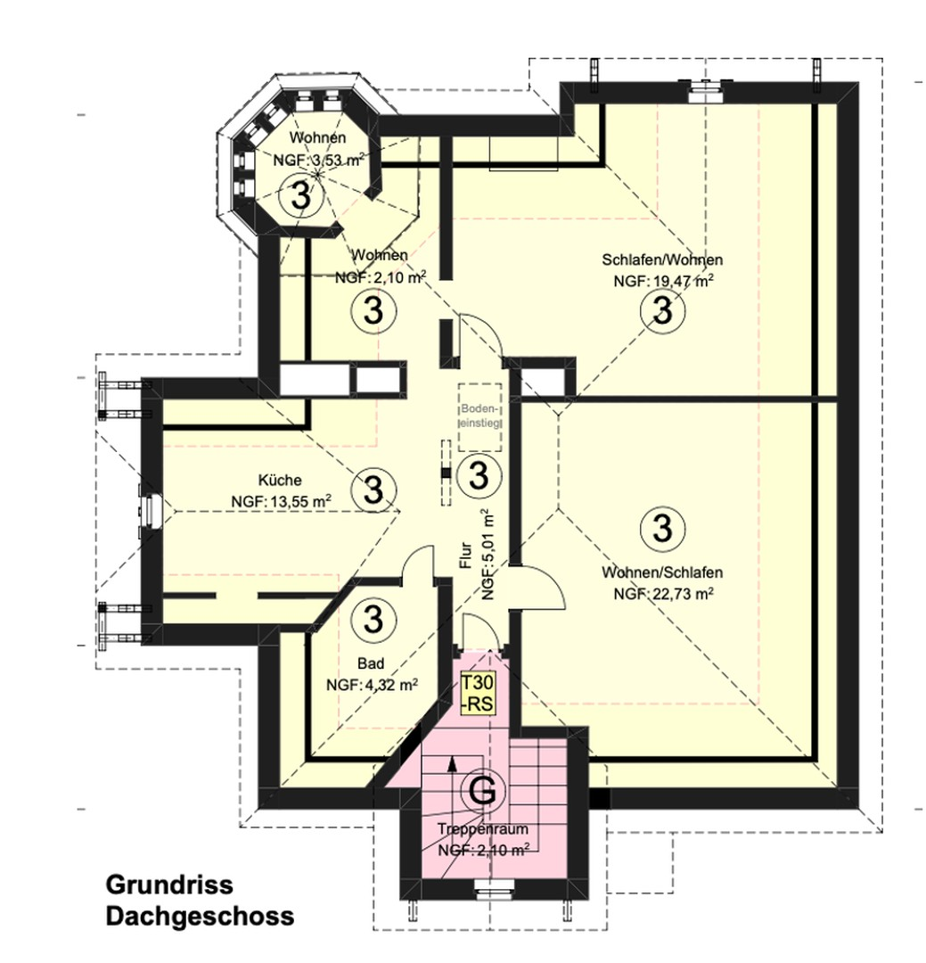 Grundriss Dachgeschoss