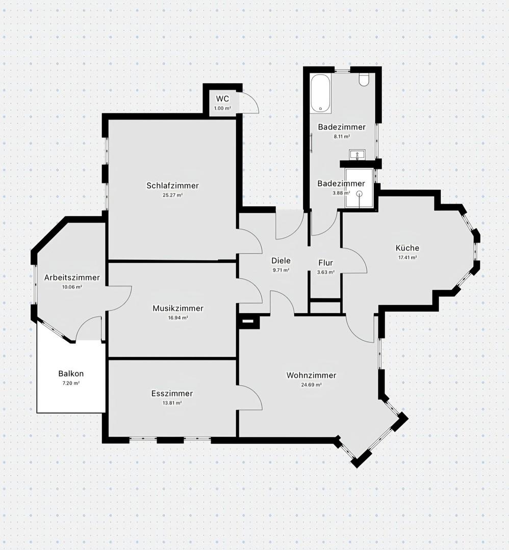 Mustergrundriss 3 - EG