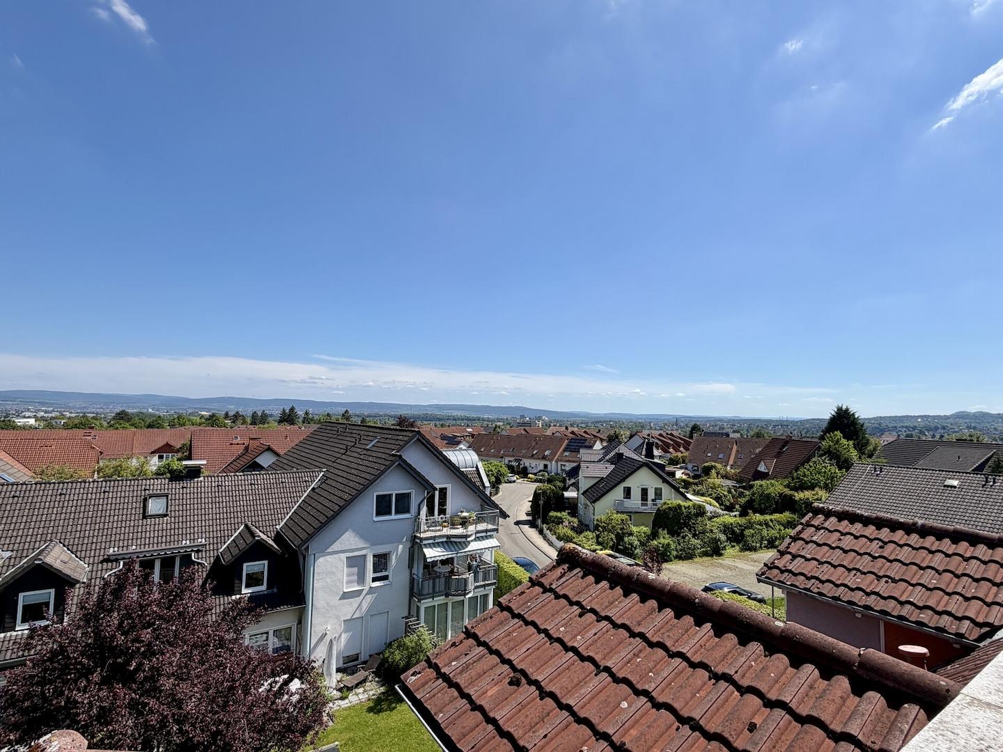 Blick von der Dachterrasse