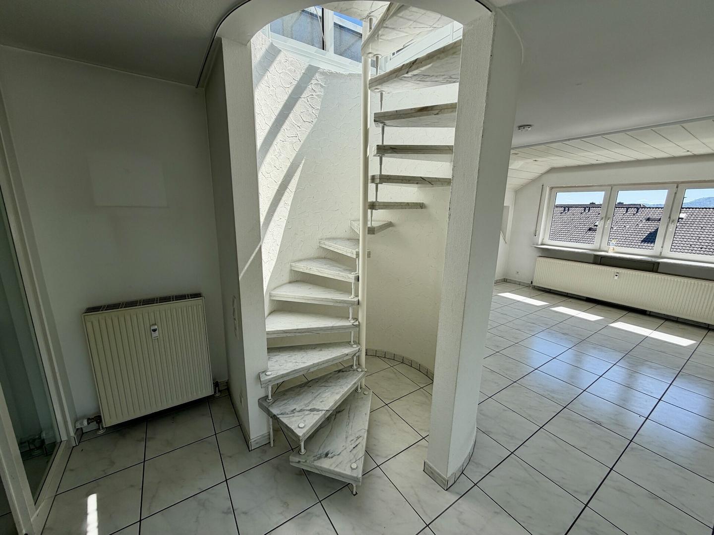 Zugang zur Dachterrasse