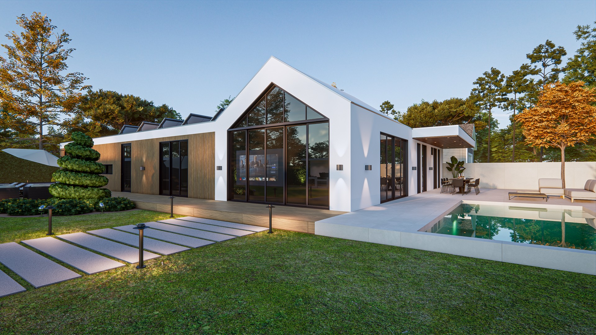 Moderne Architekturvision