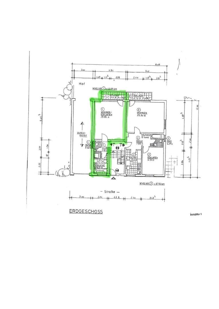 Grundriss Wohnung