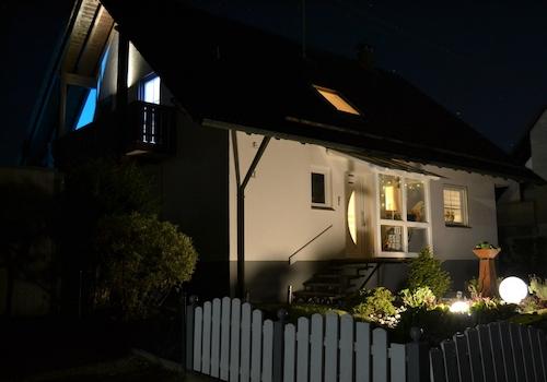 nächtlicher Blick von Norden