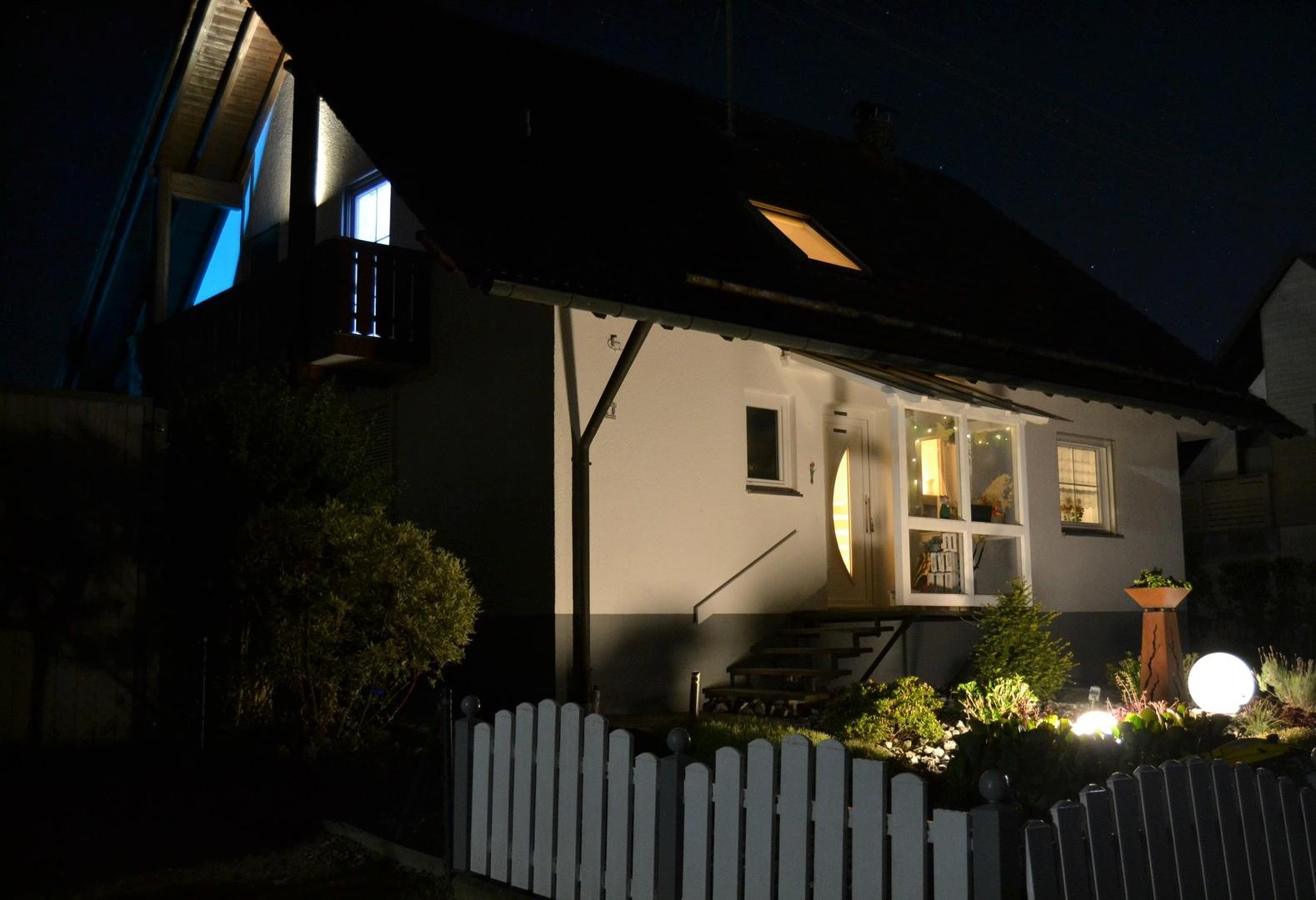 nächtlicher Blick von Norden