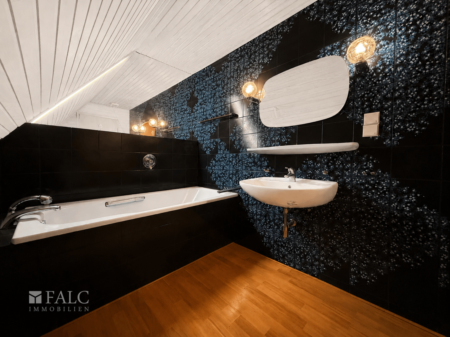 Badezimmer Obergeschoss Bild 1 (Eichrichtungsbeispiel KI generiert)