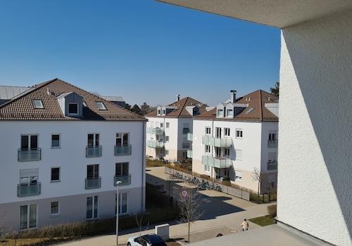 Blick vom Balkon