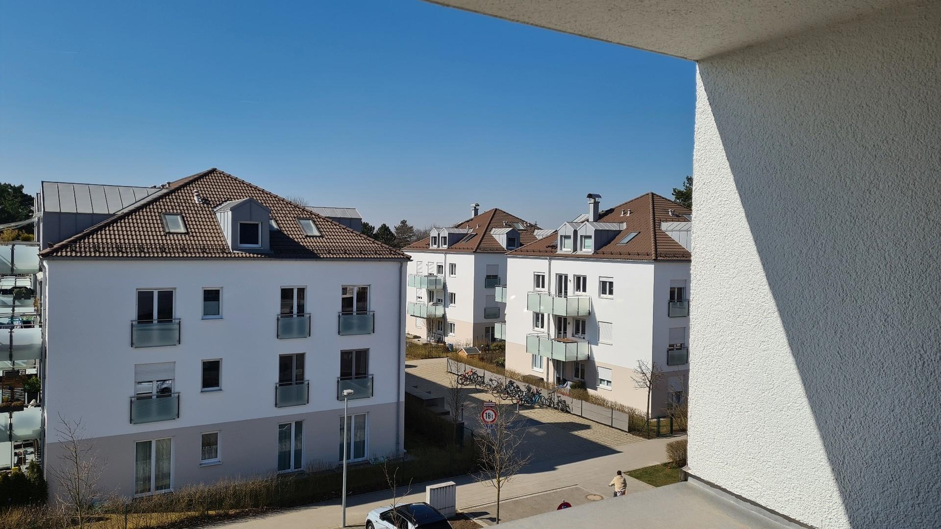 Blick vom Balkon