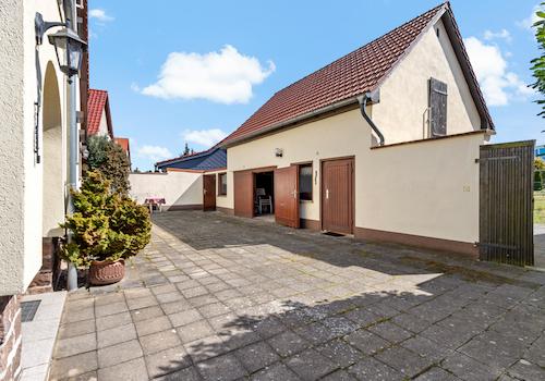 Innenhof Ansicht Nebengelass