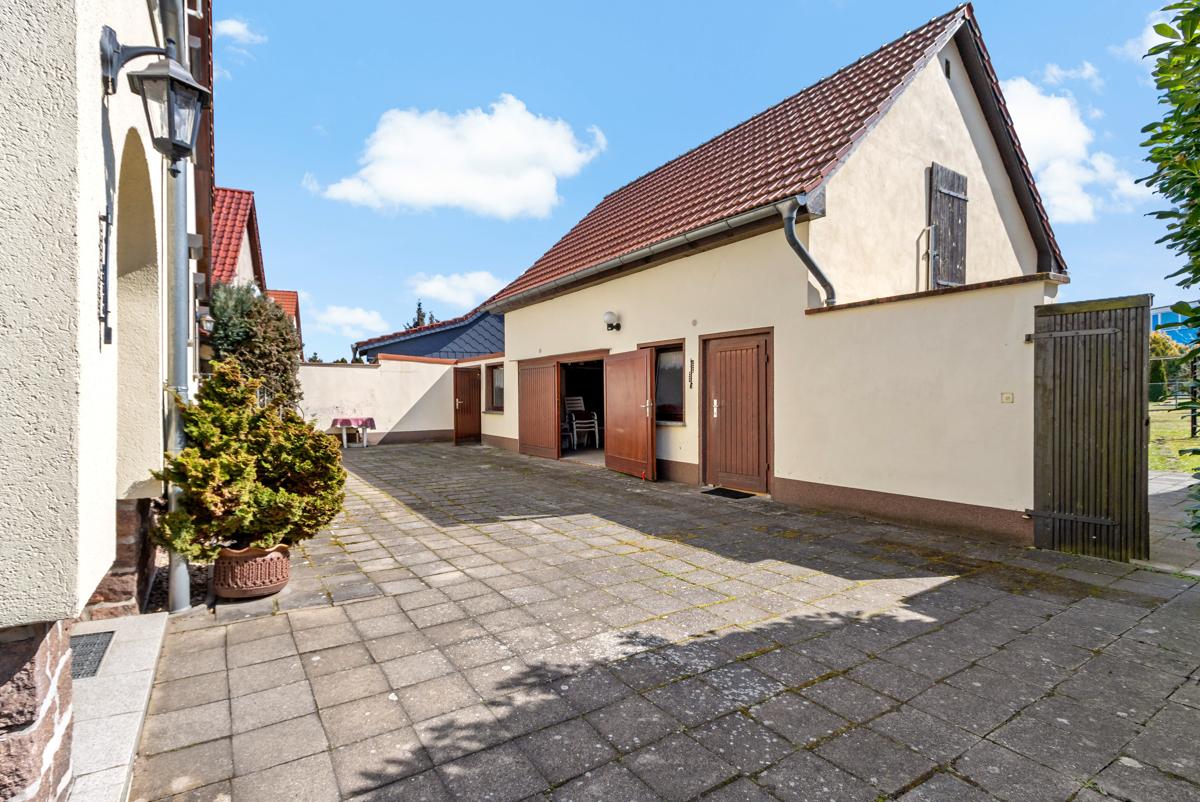 Innenhof Ansicht Nebengelass