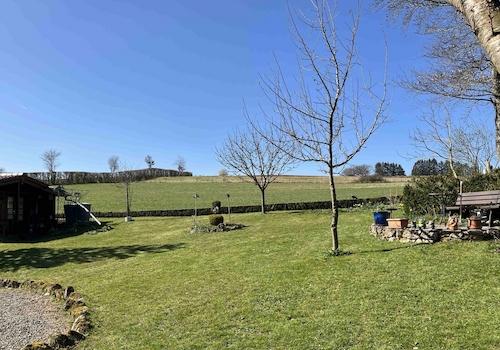 Gartenansicht hinter dem Haus