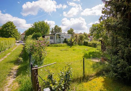 Blick in Richtung Straße