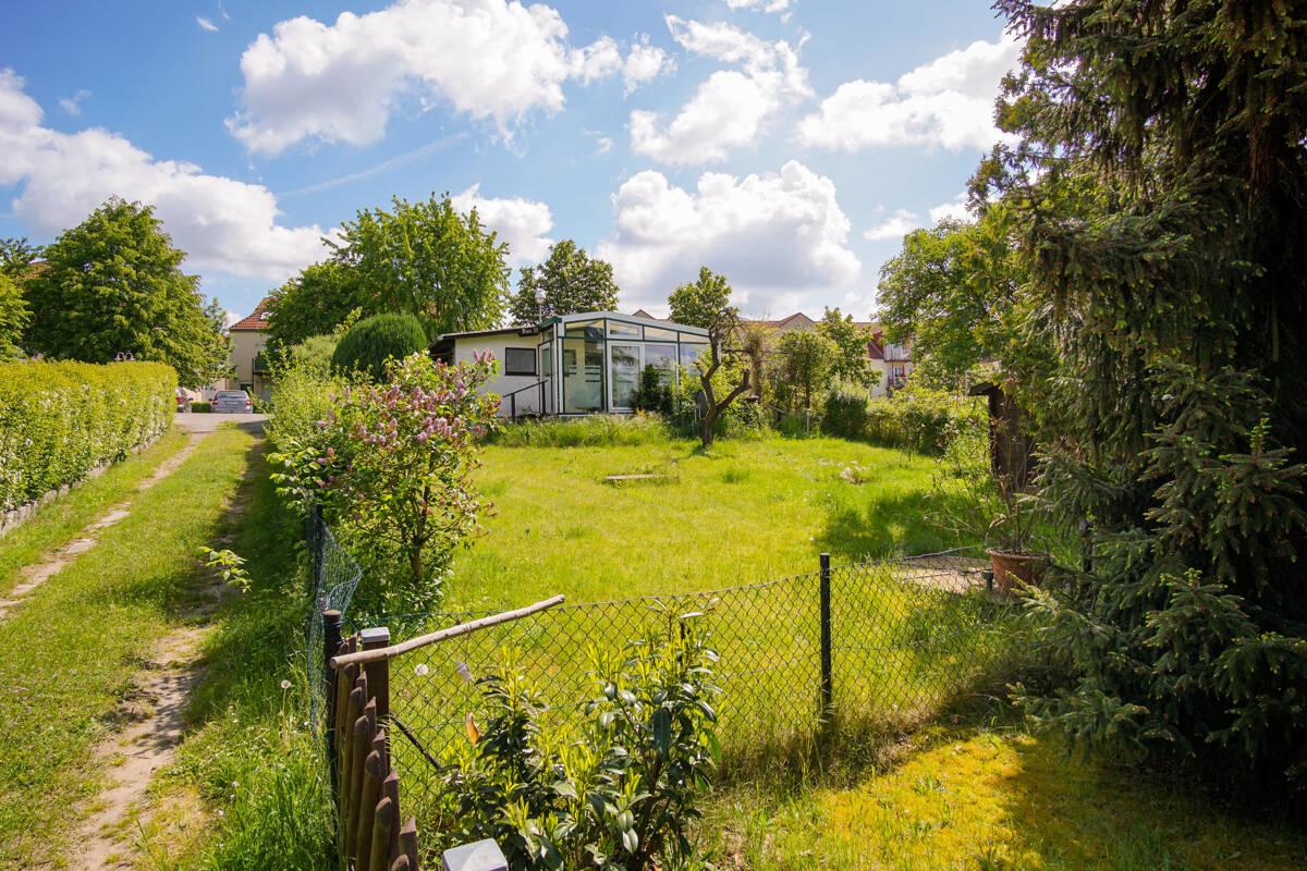 Blick in Richtung Straße