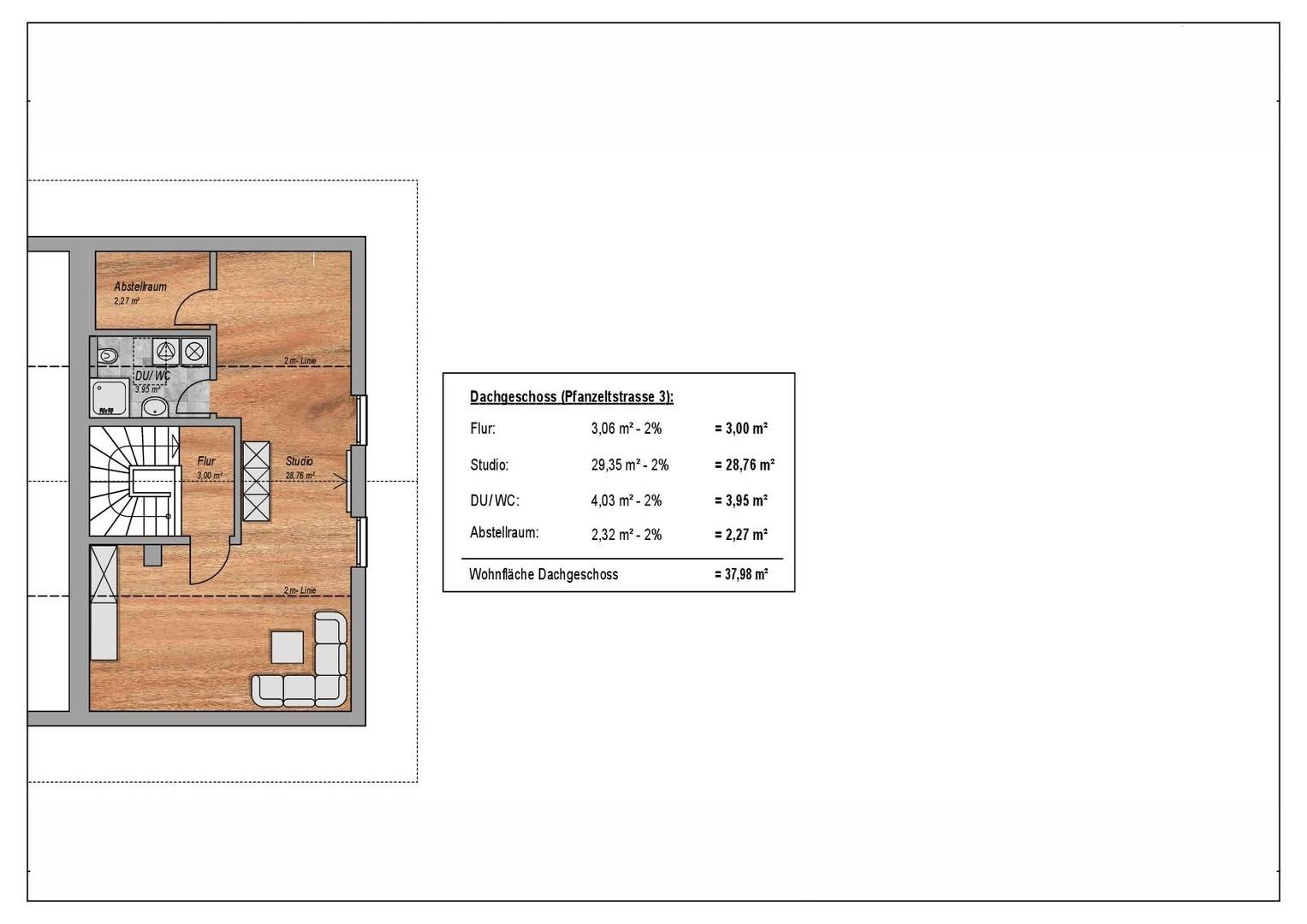 Grundriss Dachgeschoss