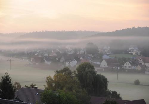 Nebel über dem Zentral