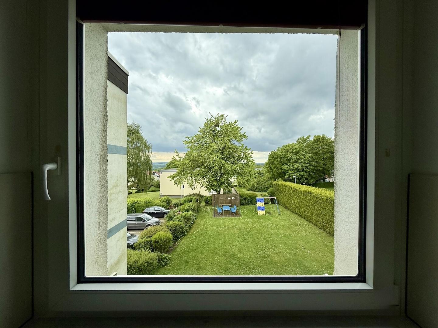 Blick aus dem Küchenfenster