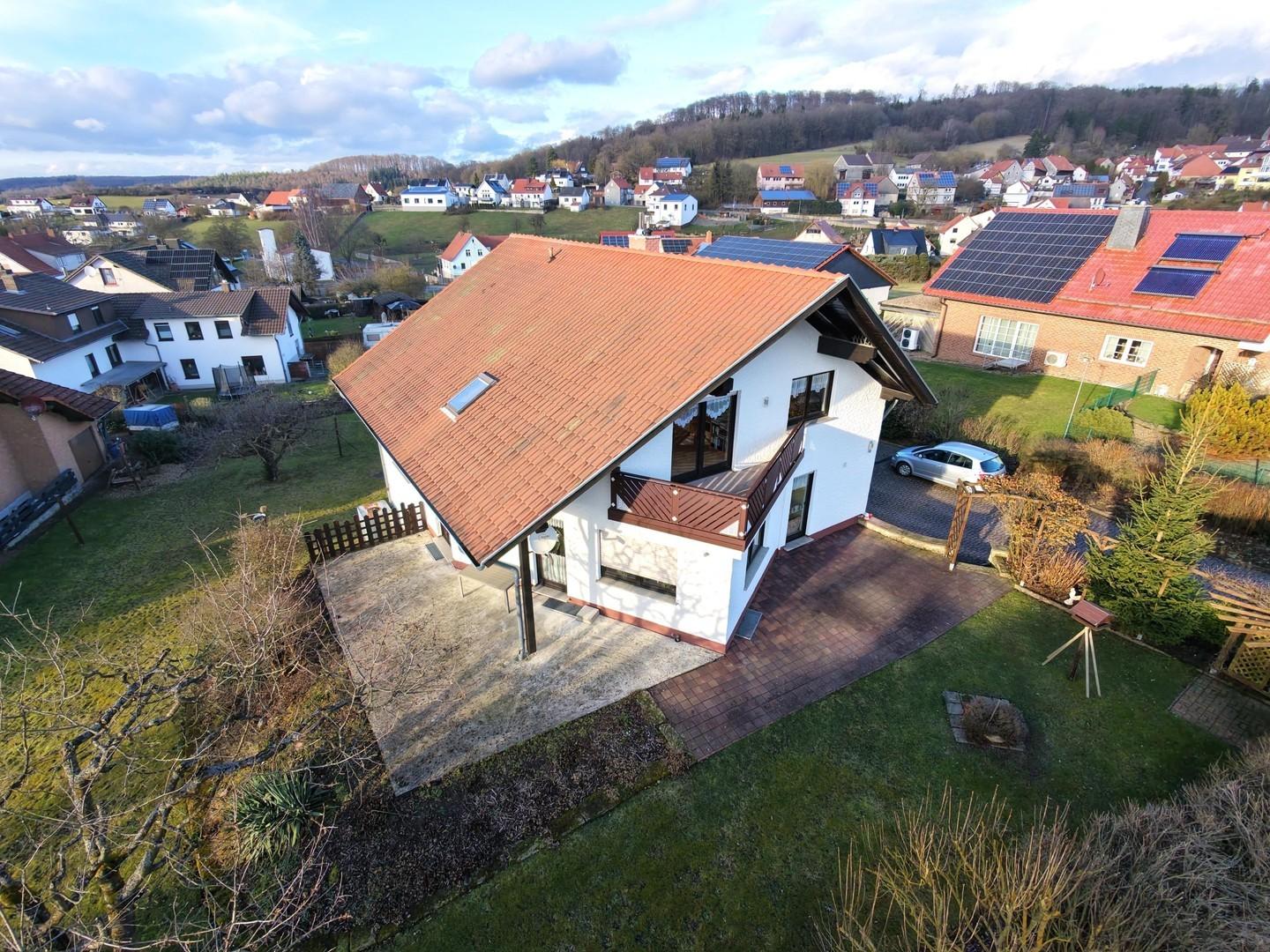 Freisitz und Balkon