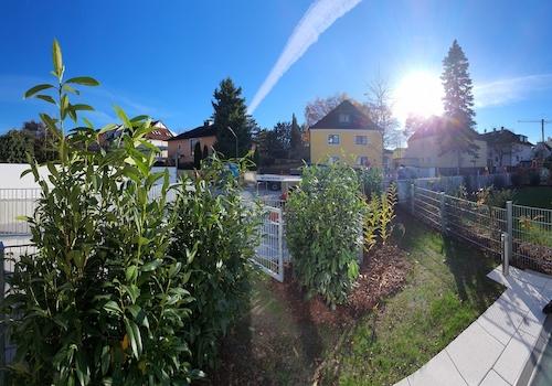 Blick aus der Terasse