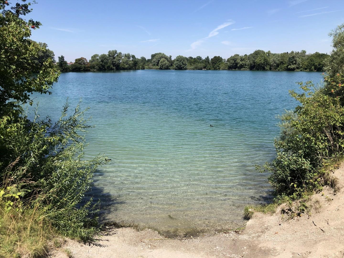 Badesee 5 Radminuten entfernt