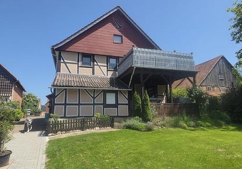 Hausansicht aus Richtung Weser