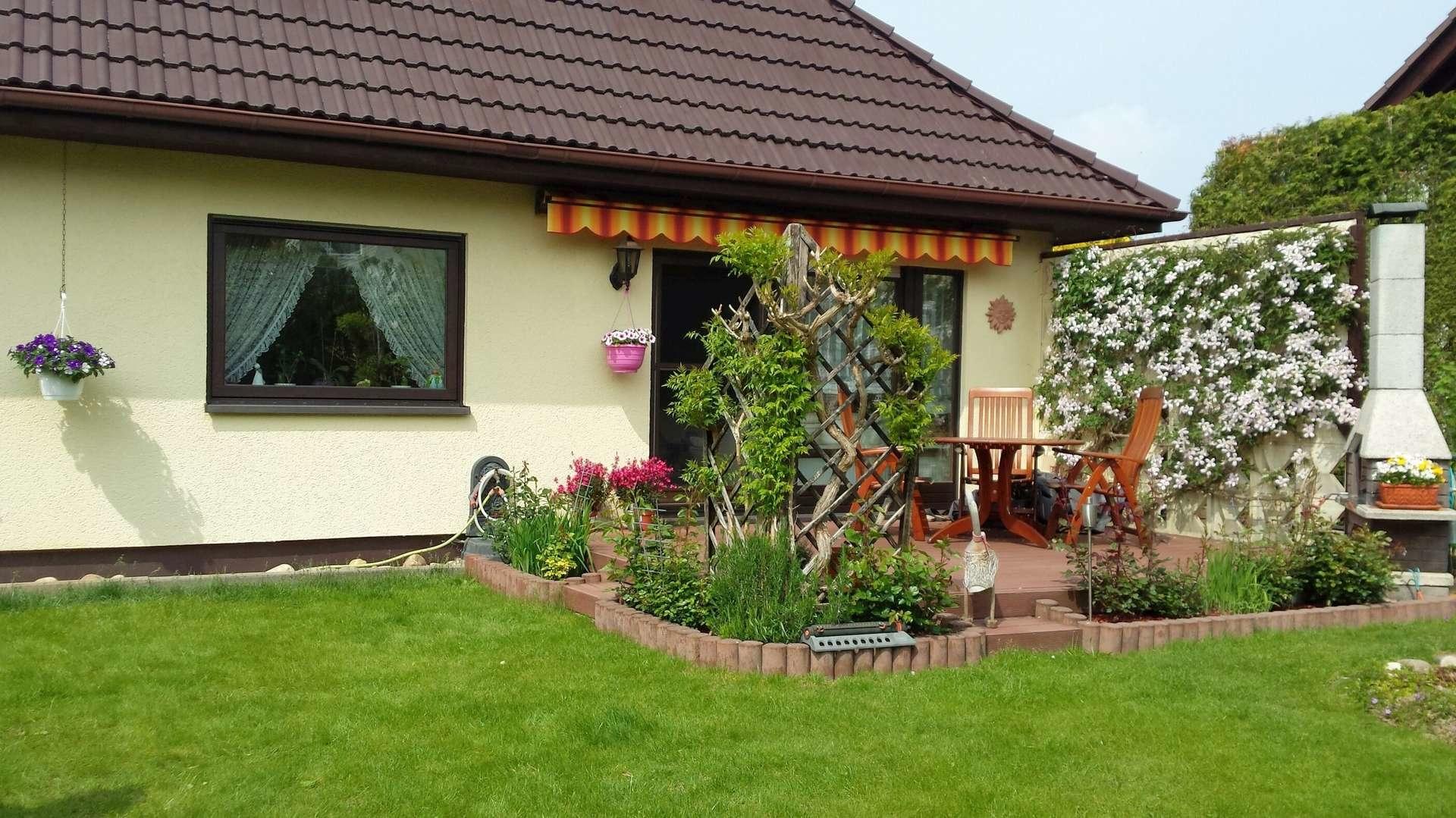 Terrasse im Sommer