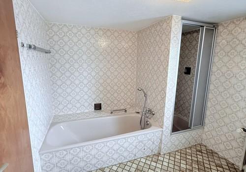 Badewanne und Dusche