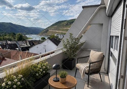 Balkon mit Home Staging